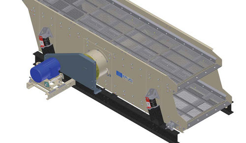 Linear vibrating screener - KPI-JCI - for bulk materials