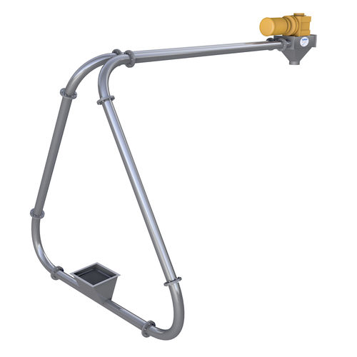 Pneumatic conveyor - Hapman - tubular / transport / modular