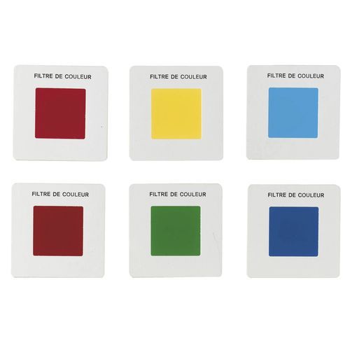 Red optical filter - 2030 series - OVIO INSTRUMENTS - blue / green / plastic