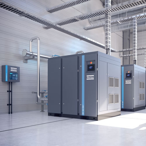 Rotary compressor - ZR series - Atlas Copco Compressors - air / electrically-powered / stationary