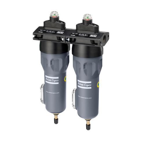 Compressed air filter - DDp(+) - Atlas Copco Compressors - dust / cartridge / threaded