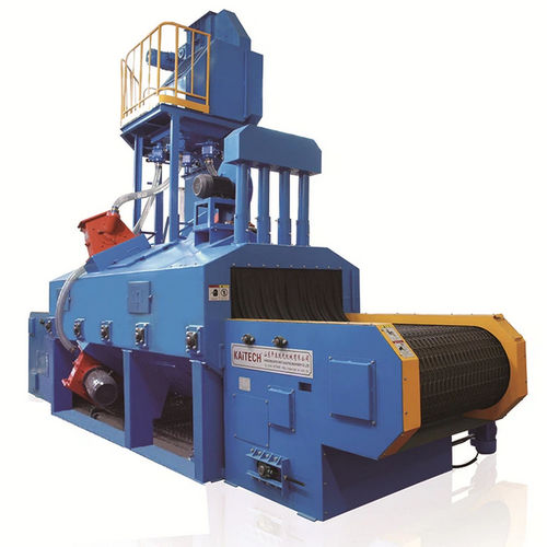 Wire mesh belt conveyor shot blasting machine - QWD - Shandong Kaitai ...