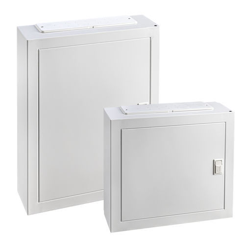 Floor-mounted enclosure system - GMS series - IDE ELECTRIC, S.L. - door / plastic / sheet steel