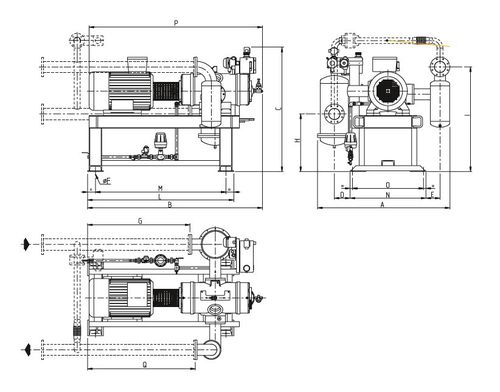 Rotary compressor - MAPRO International S.p.A. - biogas / stationary / lubricated