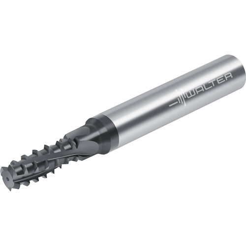 Solid carbide milling cutter - TC620 series - Walter Tools - thread / coated / for stainless steel