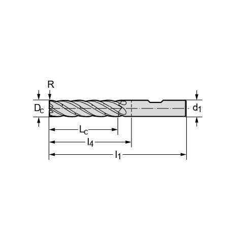 Solid carbide milling cutter - MD133 - Walter Tools - shoulder