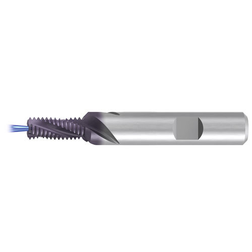 Solid carbide milling cutter - GSF-2xD-R30-IKZ-HB-TiCN    - EMUGE-FRANKEN - thread / coated / for steel