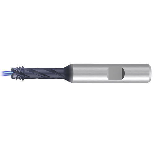 Circular milling cutter - ZBGF-W-2xD-R30-IKZ-HB-TiAlN-T4 - EMUGE-FRANKEN - solid carbide / thread / with TiAlN coating