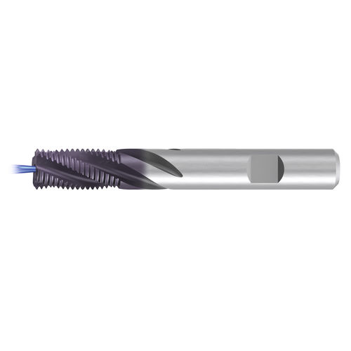 End mill - GF-R30-lg-IKZ-HB-TiCN - EMUGE-FRANKEN - solid carbide / thread / coated