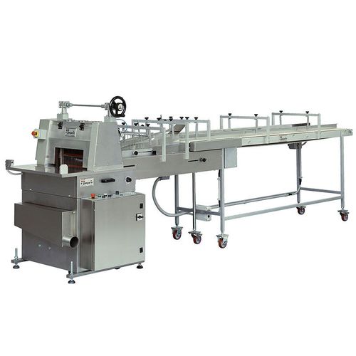 Automatic industrial bread slicer - Mod. 1040 - Gasparin S.r.l. Brevetti - reciprocating blade