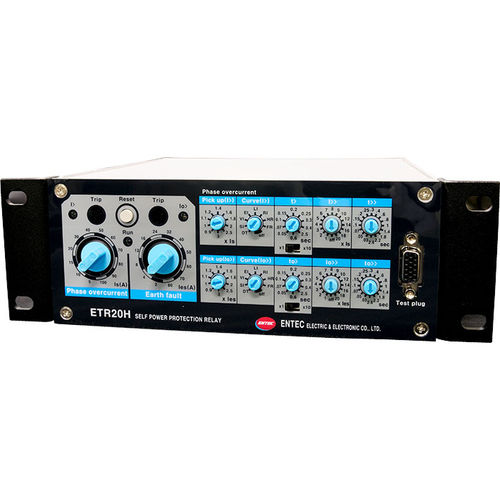 Earth-leakage protection relay - ETR20/H - ENTEC ELECTRIC & ELECTRONIC CO.,LTD - over-current / panel-mount / digital