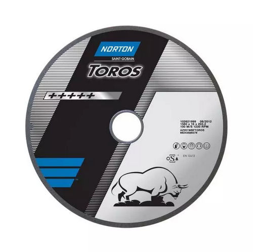 Non-ferrous metal cut-off wheel - TOROS LAB LINE - Norton Abrasives - for steel / aluminum oxide / non-reinforced
