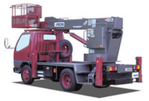 Truck-mounted articulated boom lift - SK12A - Aichi Corporation - hydraulic / outdoor