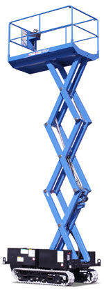 Mobile scissor lift - RX05B - Aichi Corporation - electric