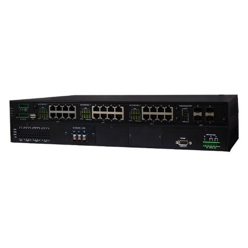 Managed ethernet switch - IPGS-5424-PT series - Lantech Communications Europe GmbH - 28 ports / rackmount / built-in