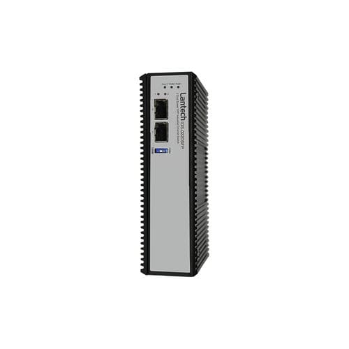 Managed converter switch - IGS-022DSFP - Lantech Communications Europe GmbH - 2 port / Ethernet / DIN rail