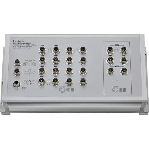 Managed ethernet switch - TPGS-R5616MGT series - Lantech Communications Europe GmbH - 22 ports / layer 2 / layer 3