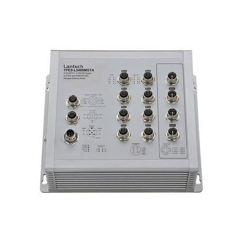 Managed ethernet switch - TPES-L5408MGTA series - Lantech Communications Europe GmbH - 12 ports / layer 2 / layer 3