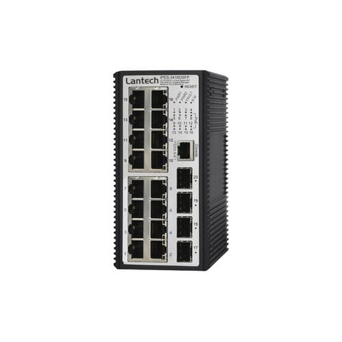 Managed ethernet switch - IPES-3416DSFP series - Lantech Communications Europe GmbH - 20 ports / gigabit / layer 2