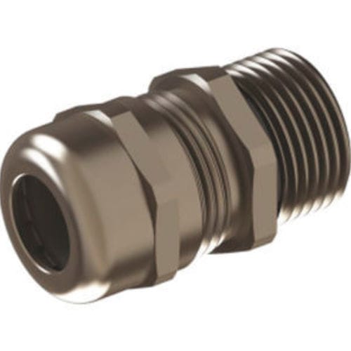 Polyamide cable gland - OMBG 01/02 - ORTAC - nickel-plated brass / IP68 / strain relief