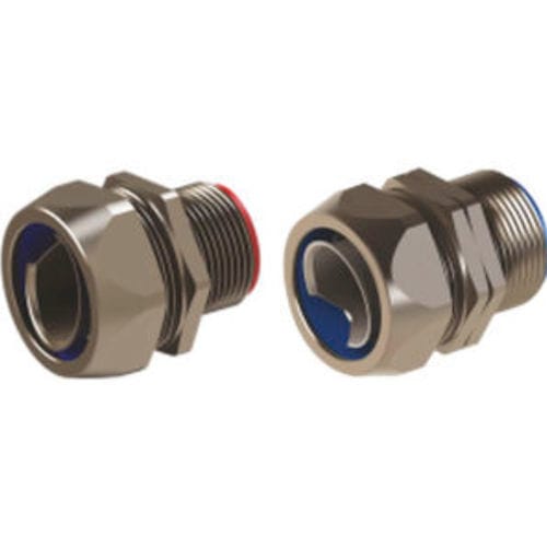 Hydraulic fitting - LSRN 00 - ORTAC - threaded / ring / nickel-plated brass