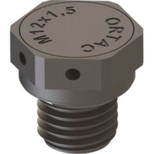 Hexagonal plug - OMVPL01S - ORTAC - threaded / plastic / NBR