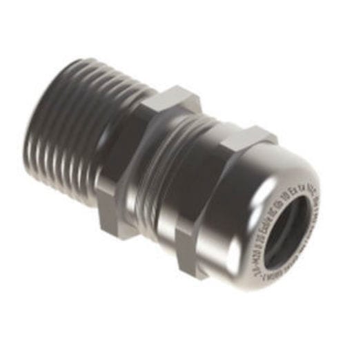 Nickel-plated brass cable gland - UAGTXX series - ORTAC - stainless steel / brass / explosion-proof