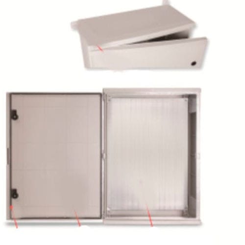Wall-mounted enclosure - OP1002 - ORTAC - rectangular / ABS / polycarbonate