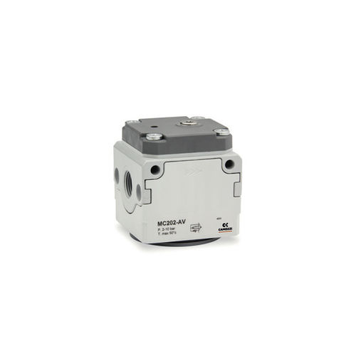 Plug valve - MC series - CAMOZZI AUTOMATION - compact / in-line / modular