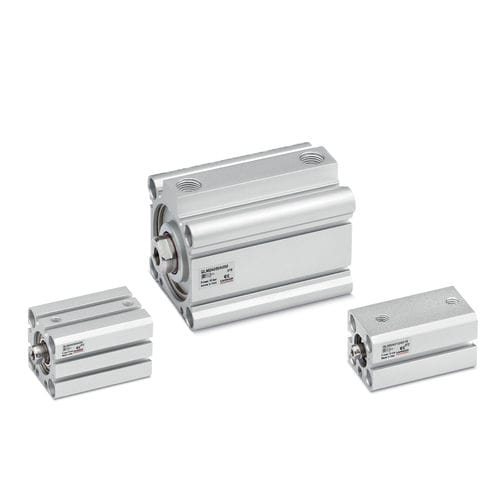Pneumatic cylinder - QL  - CAMOZZI AUTOMATION - magnetic piston / double-acting / stainless steel