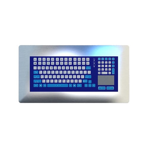 Panel-mount keyboard - KB-115A-AP - Arista - with mechanical keys / membrane / 104-key