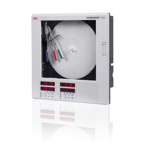 Chart recorder - C1950 series - ABB Measurement & Analytics - panel-mount / circular