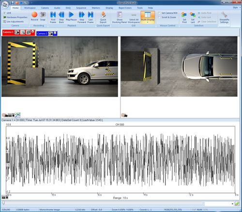 Monitoring software - StreamPix 8 - EHD imaging - 3D motion / image-processing / diagnostic
