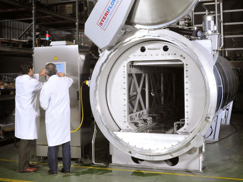 Process sterilizer - Rotary Steriflow - Steriflow - superheated water / rotary / for the food industry