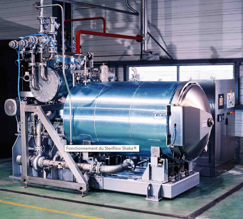 Process sterilizer - SHAKA - Steriflow - superheated water / for the food industry