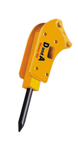 Hydraulic rock breaker - D&A 70V - D&A Heavy industry