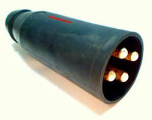 Aircraft ground power supply cable harness - 240 - 416 V | Burton™ series  - Cooper Interconnect