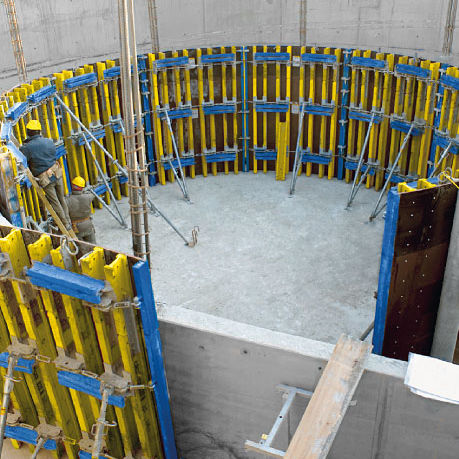Circular formwork - H20 - DOKA - curved / circular / wooden