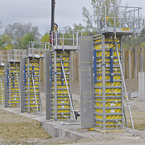Wall formwork panel - Framax Xlife - DOKA