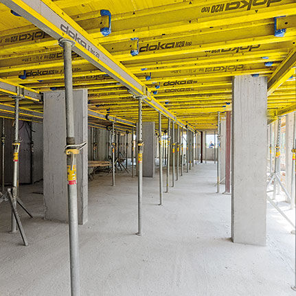 Slab formwork - Dokaflex 30 tec - DOKA - plastic / wooden / large-area