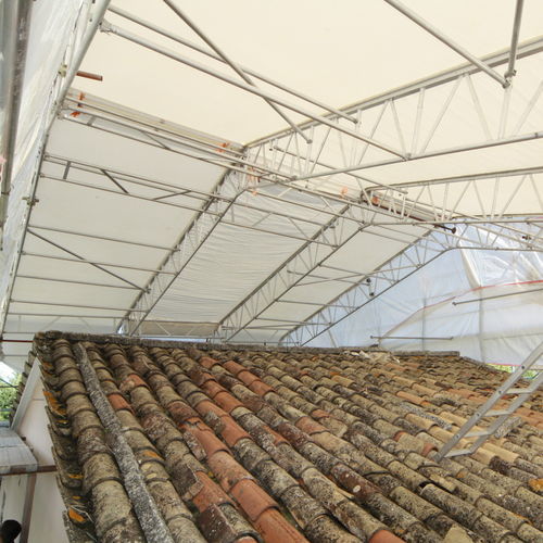 Temporary roofing structure - PILOSIO