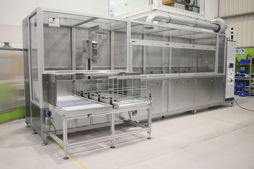 Ultrasonic cleaning machine - TT-3x150 - TIERRATECH - automatic / for the food industry / for the pharmaceutical industry
