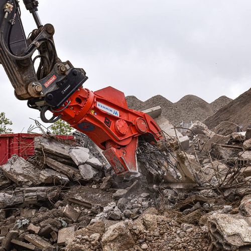 Rotary demolition shears - FU series - WIMMER Hartstahl GmbH & Co KG - hydraulic / for excavators