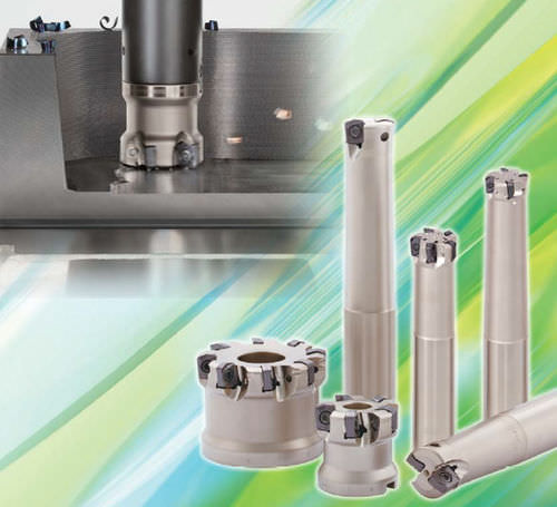 Shell-end milling tool - DOFEED series - TUNGALOY - insert / face / high feed rate