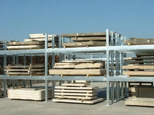 Exterior shelving - 800 - 4 000 kg - duwic - for heavy loads / pallet / for bulky products