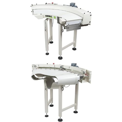 Belt conveyor - CERMAC - horizontal / curved / transport