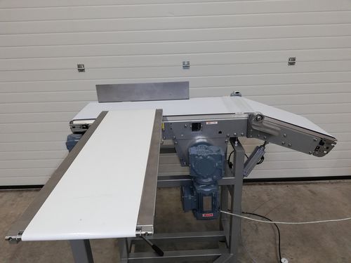 Belt conveyor - CERMAC - with adjustable slope / lifting