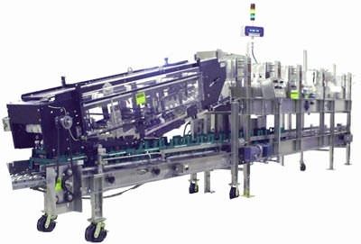 Vertical case packer - 2650 - Hartness - automatic / for bottles / continuous-motion