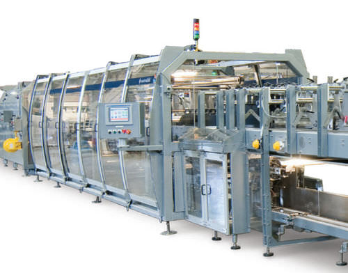 Automatic packaging machine - GlobalShrink Series - Hartness - film / heat-shrink film / bottle