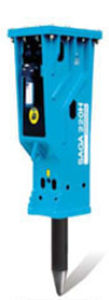 Hydraulic rock breaker - SAGA 220 - MSB corporation